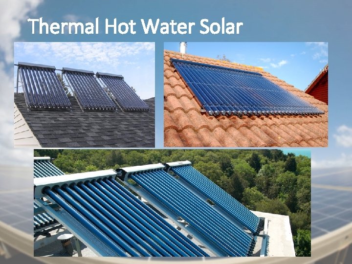 Thermal Hot Water Solar 