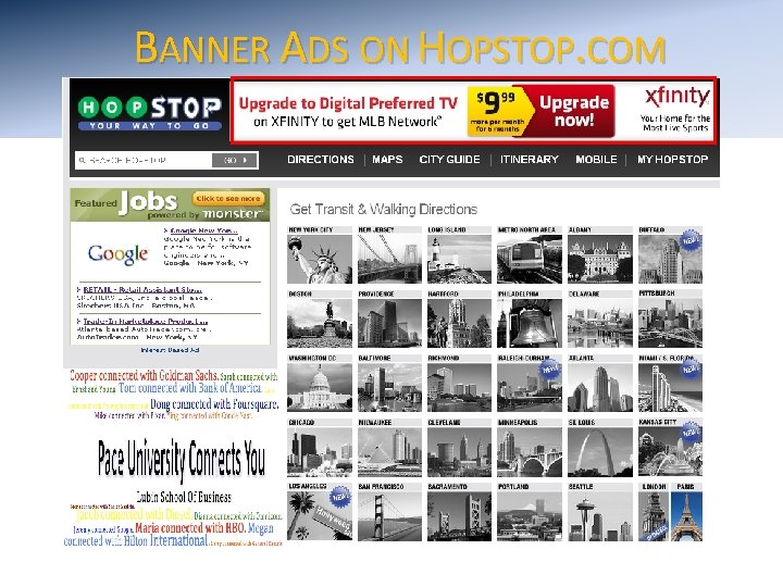 BANNER ADS ON HOPSTOP. COM 