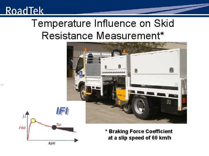 Temperature Influence on Skid Resistance Measurement* * Braking Force Coefficient at a slip speed