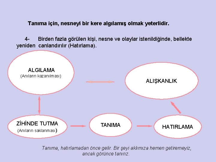 Tanıma için, nesneyi bir kere algılamış olmak yeterlidir. 4 Birden fazla görülen kişi, nesne