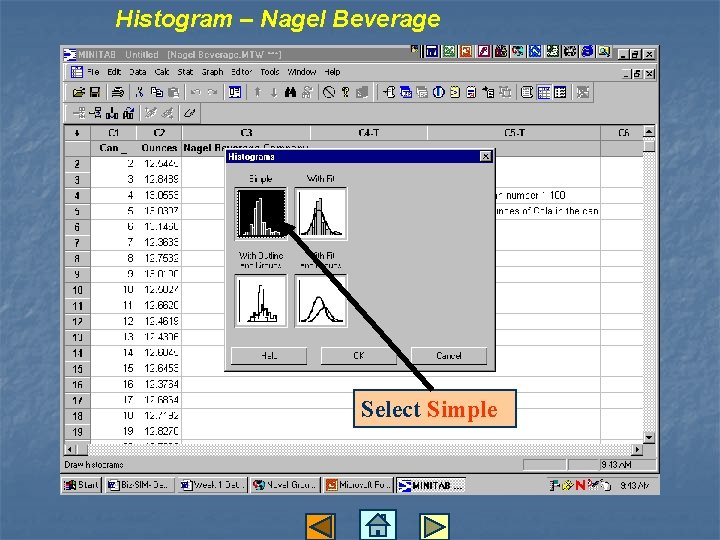 Histogram – Nagel Beverage Select Simple 