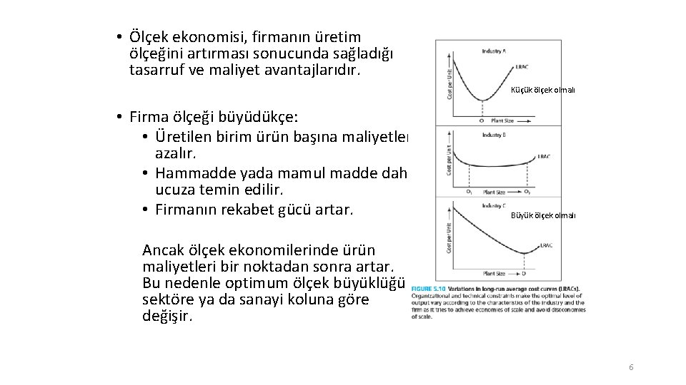  • Ölçek ekonomisi, firmanın üretim ölçeğini artırması sonucunda sağladığı tasarruf ve maliyet avantajlarıdır.