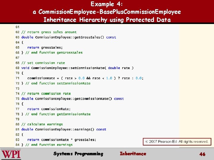 Example 4: a Commission. Employee-Base. Plus. Commission. Employee Inheritance Hierarchy using Protected Data Systems