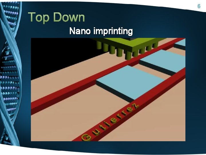 Top Down Nano imprinting 6 