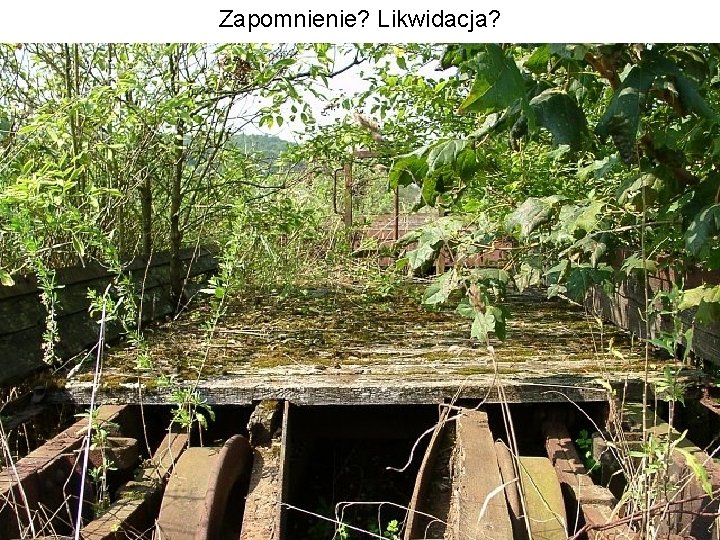 Zapomnienie? Likwidacja? 