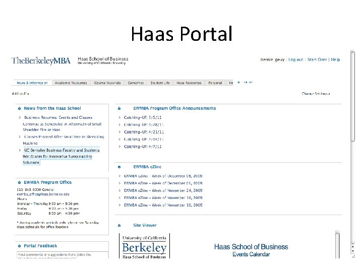 Haas Portal 