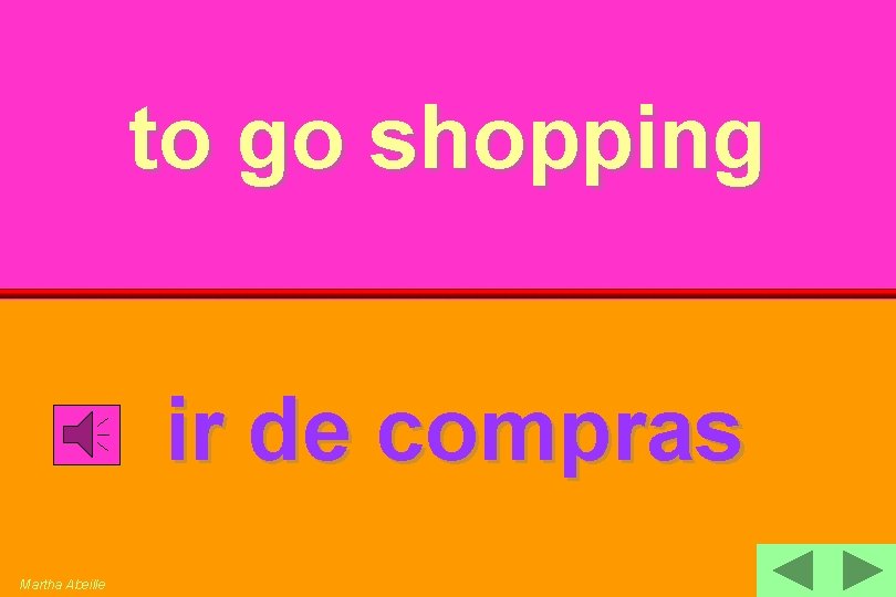 to go shopping ir de compras Martha Abeille 