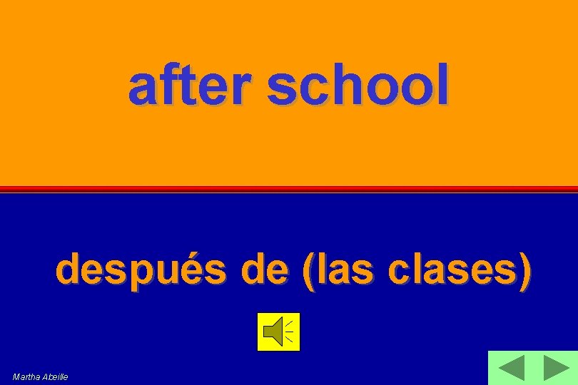 after school después de (las clases) Martha Abeille 