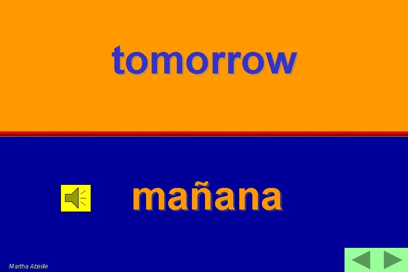 tomorrow mañana Martha Abeille 