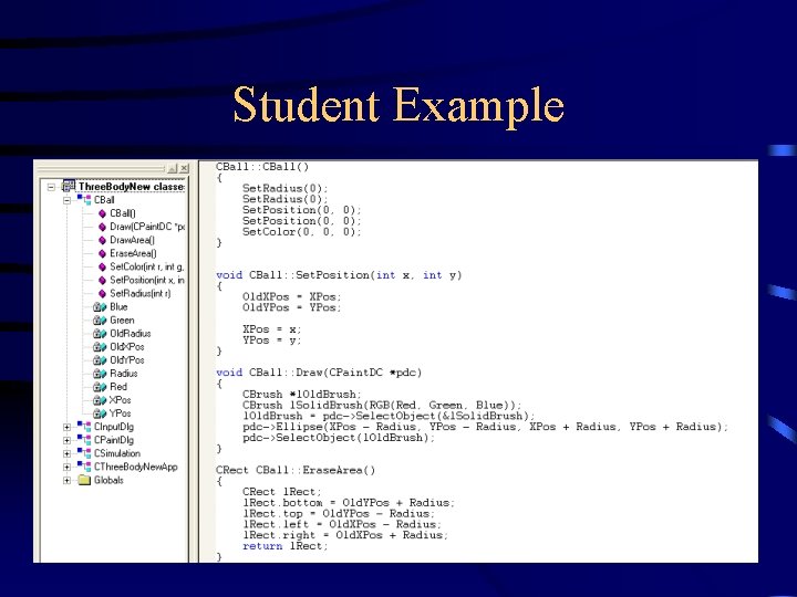 Student Example 