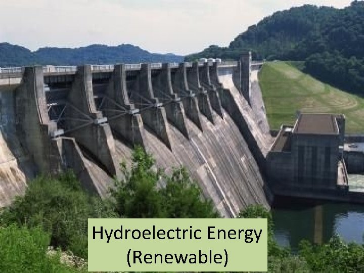 Hydroelectric Energy (Renewable) 