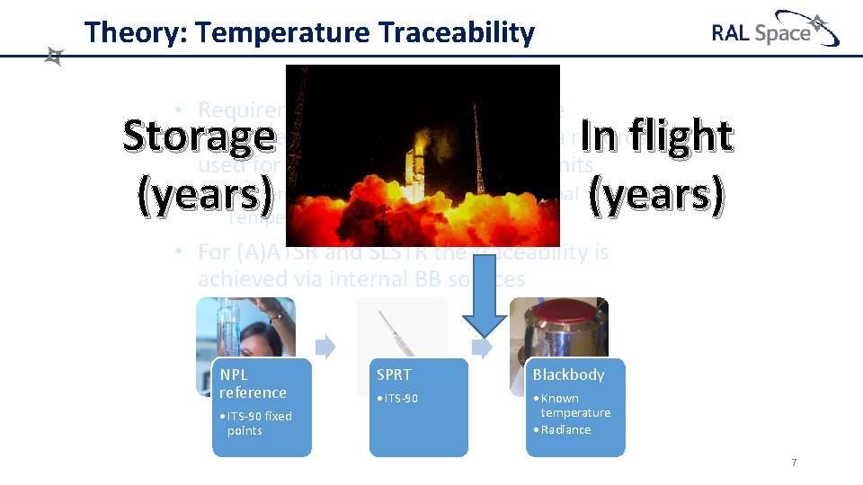 Theory: Temperature Traceability • Requirement is to provide traceable measurements of fundamental data records
