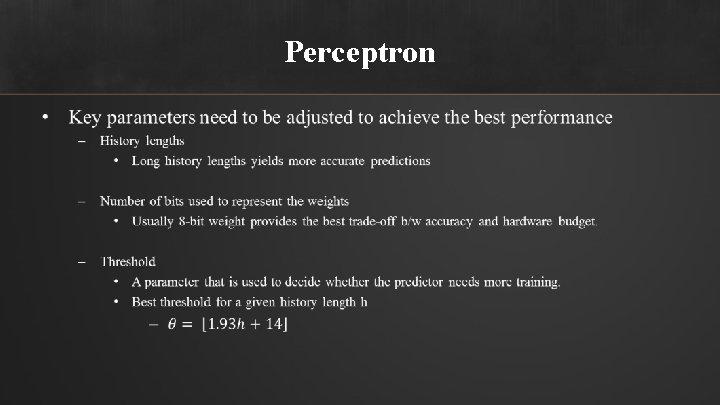 Perceptron 
