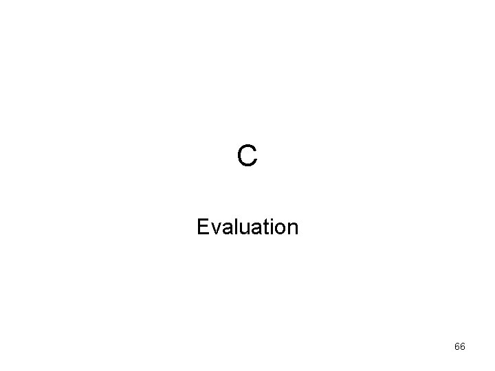 C Evaluation 66 