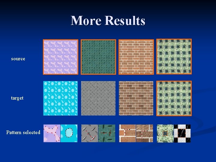 More Results source target Pattern selected 