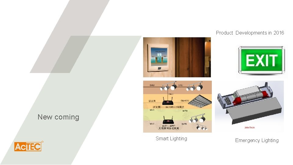 Product Developments in 2016 New coming Smart Lighting Emergency Lighting 