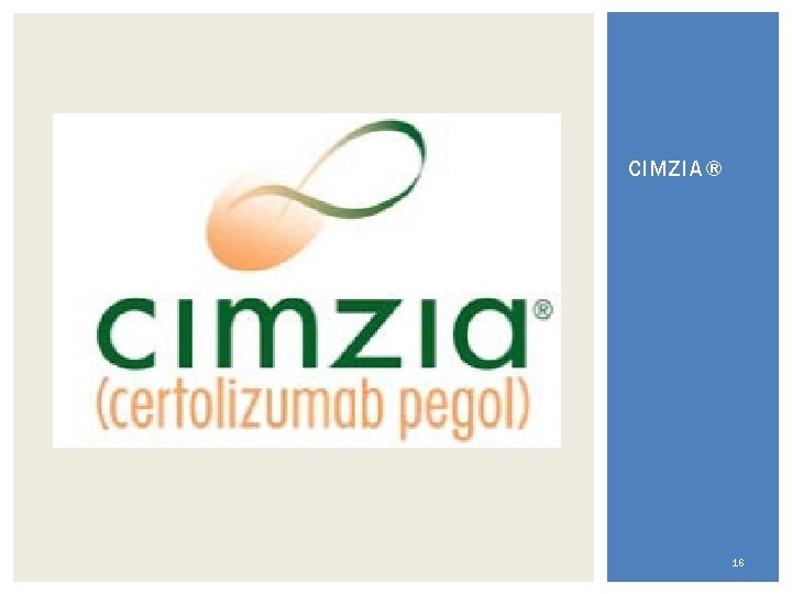 CIMZIA® 16 