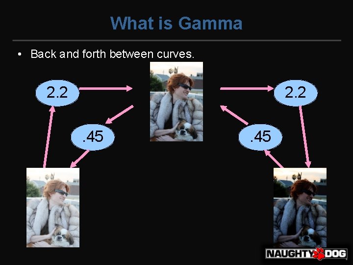 What is Gamma • Back and forth between curves. 2. 2. 45 