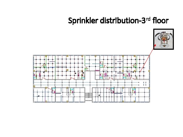 Sprinkler distribution-3 rd floor 