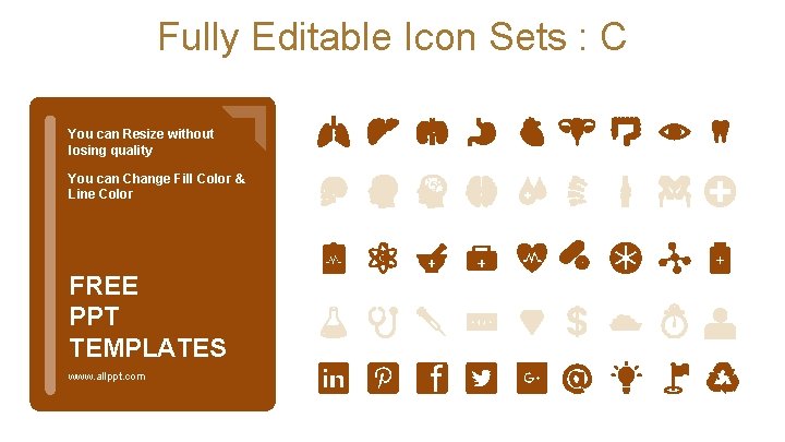 Fully Editable Icon Sets : C You can Resize without losing quality You can