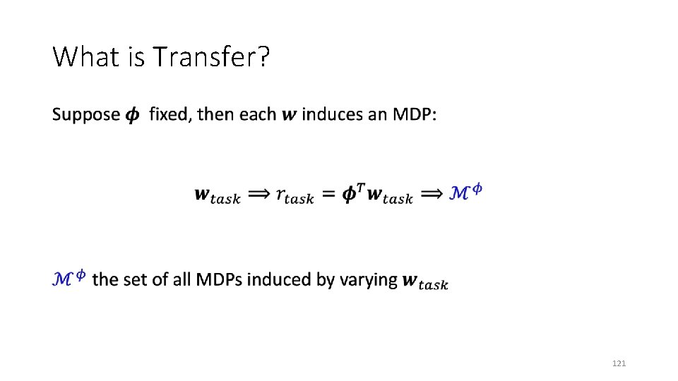 What is Transfer? • 121 