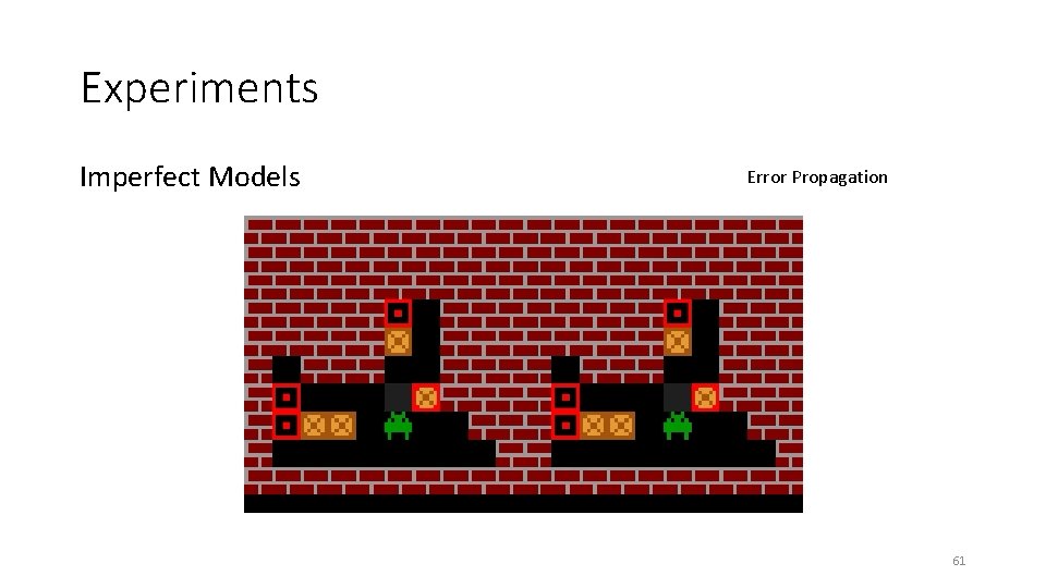 Experiments Imperfect Models Error Propagation 61 