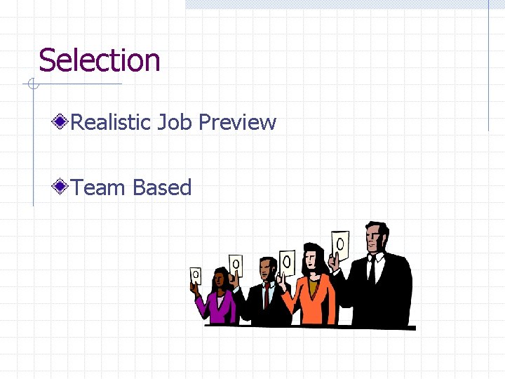 Selection Realistic Job Preview Team Based 