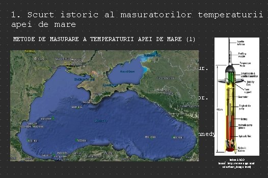 1. Scurt istoric al masuratorilor temperaturii apei de mare METODE DE MASURARE A TEMPERATURII