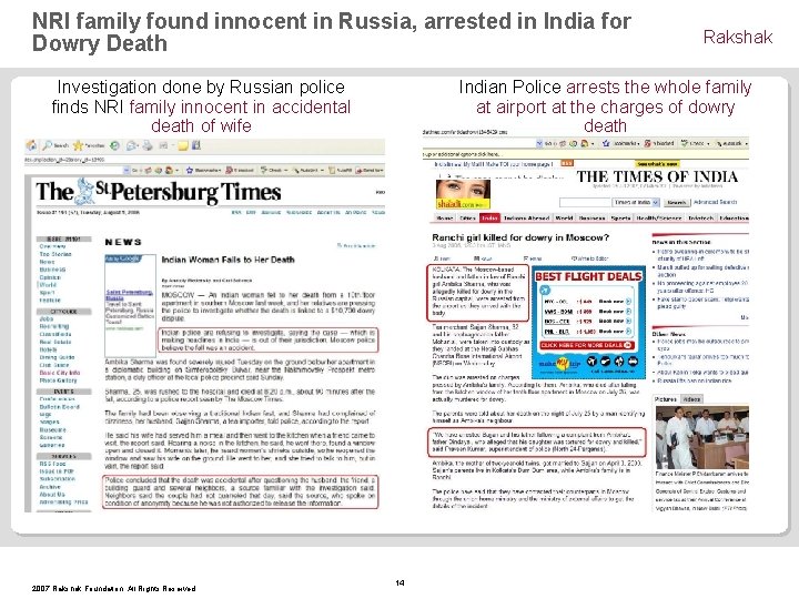 NRI family found innocent in Russia, arrested in India for Dowry Death Investigation done