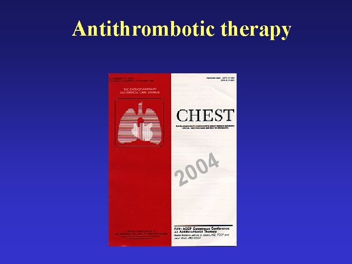 Antithrombotic therapy 2 4 0 0 