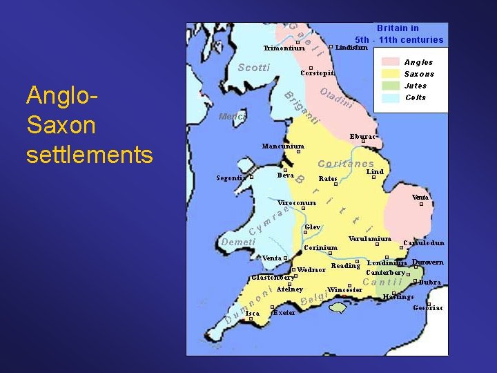 Anglo. Saxon settlements 