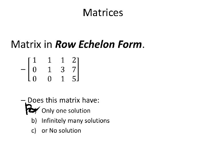 Matrices • P 