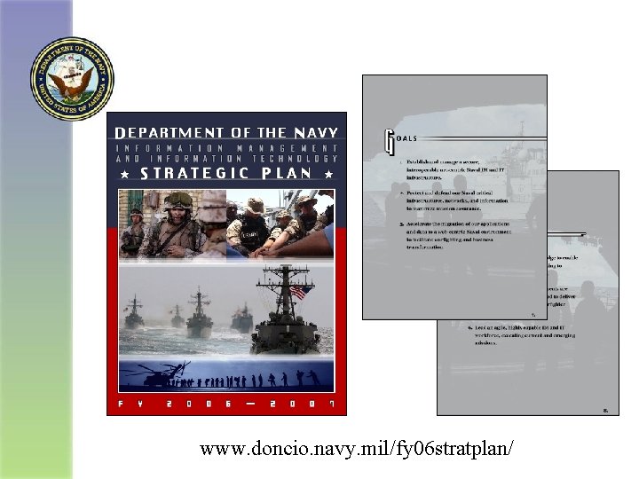 www. doncio. navy. mil/fy 06 stratplan/ 