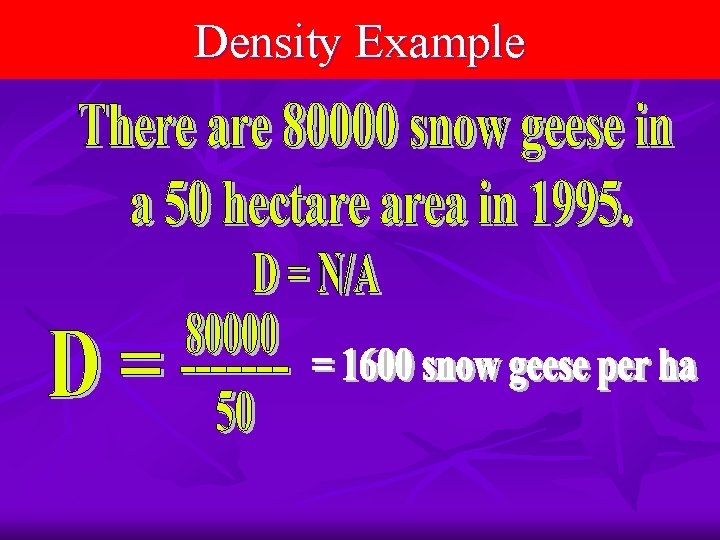 Density Example 