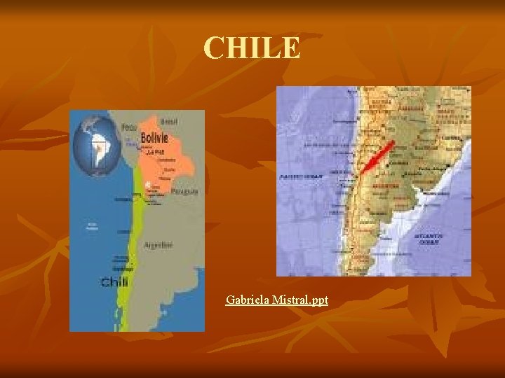CHILE Gabriela Mistral. ppt 