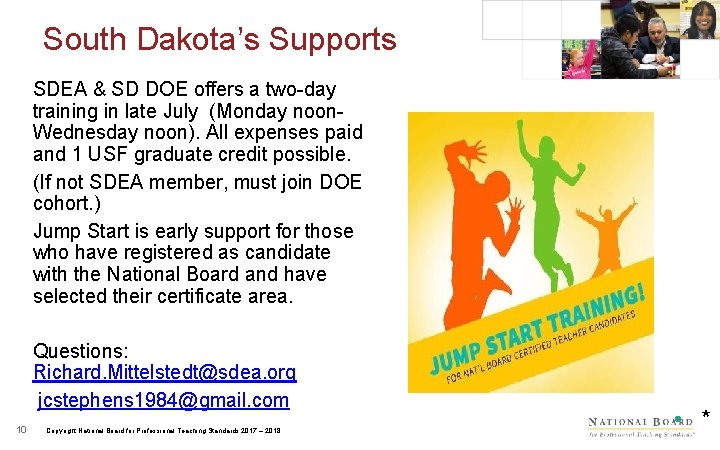 South Dakota’s Supports SDEA & SD DOE offers a two-day training in late July