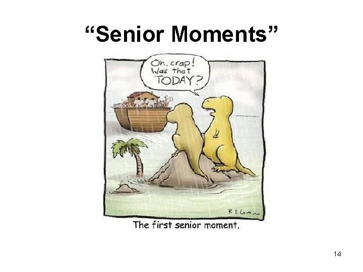 “Senior Moments” 14 