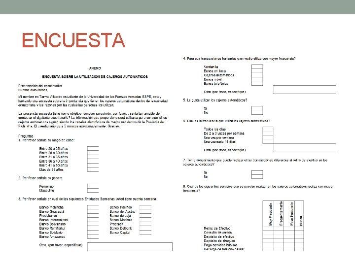 ENCUESTA 