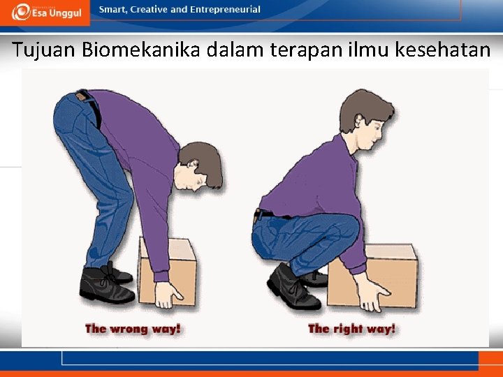 Tujuan Biomekanika dalam terapan ilmu kesehatan 