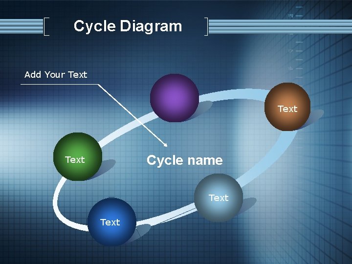 Cycle Diagram Add Your Text Cycle name Text 