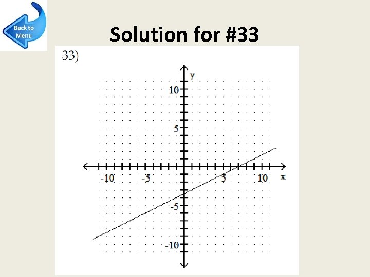 Solution for #33 
