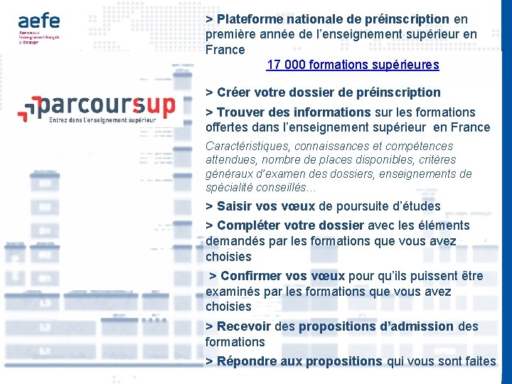 > Plateforme nationale de préinscription en première année de l’enseignement supérieur en France 17