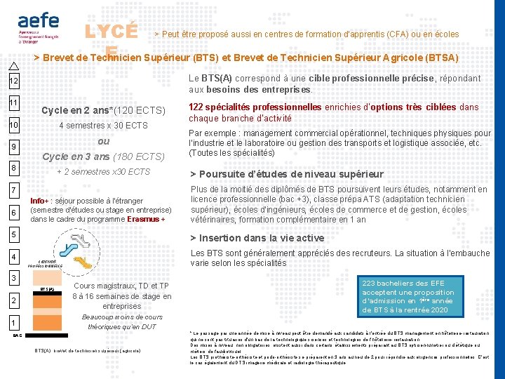 LYCÉ > Peut être proposé aussi en centres de formation d'apprentis (CFA) ou en