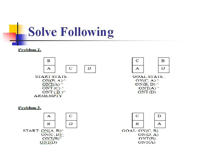 Solve Following Solve Following