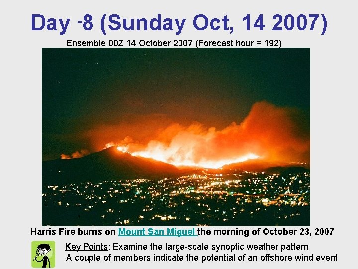 Day -8 (Sunday Oct, 14 2007) Ensemble 00 Z 14 October 2007 (Forecast hour