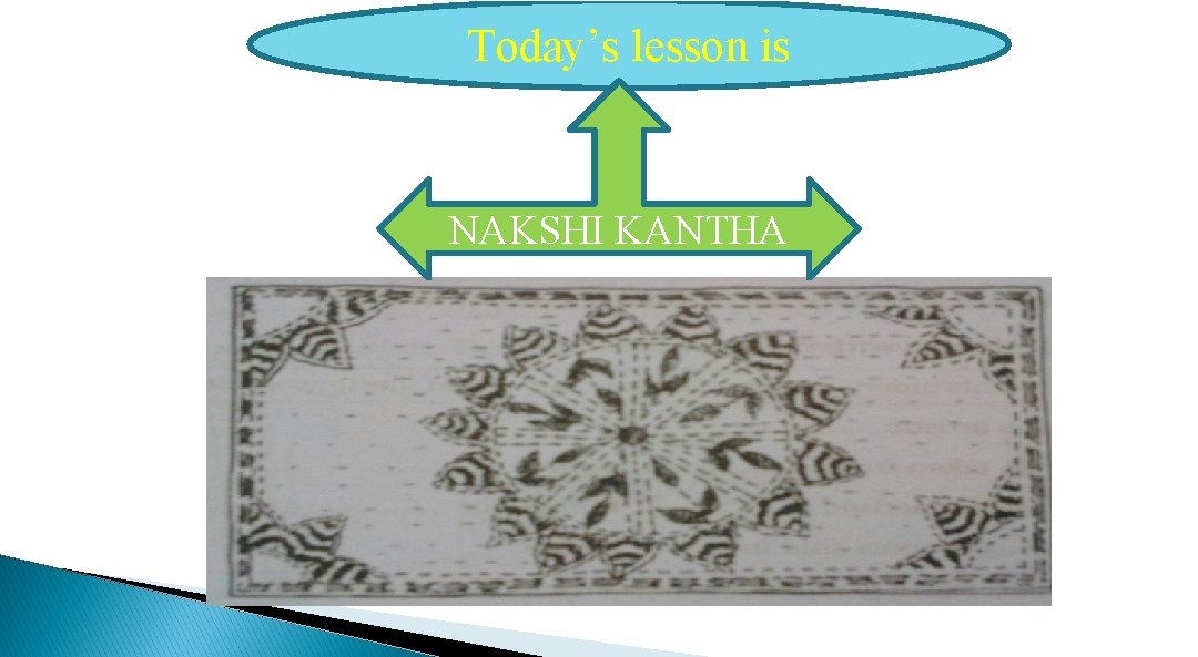 Today’s lesson is NAKSHI KANTHA 