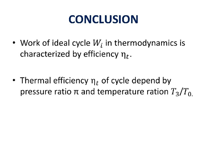 CONCLUSION • 
