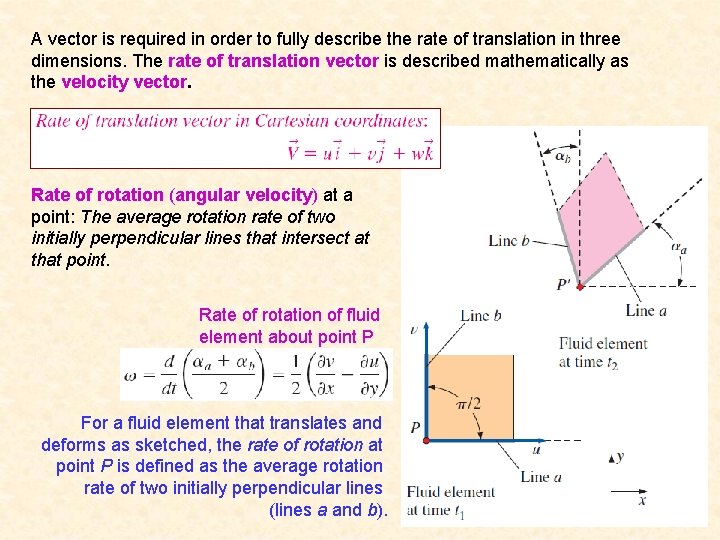 A vector is required in order to fully describe the rate of translation in