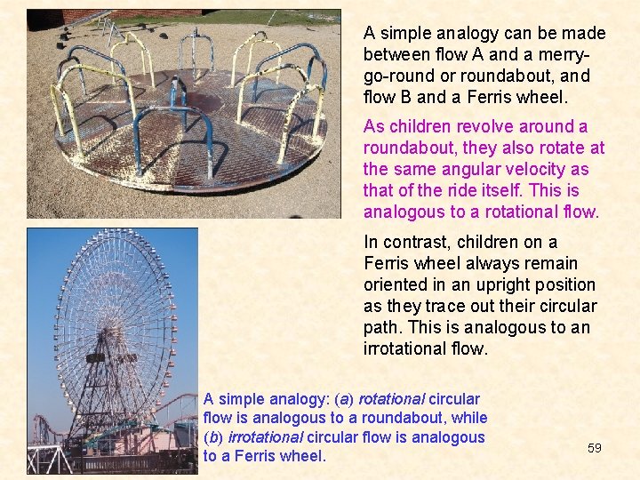 A simple analogy can be made between flow A and a merrygo-round or roundabout,
