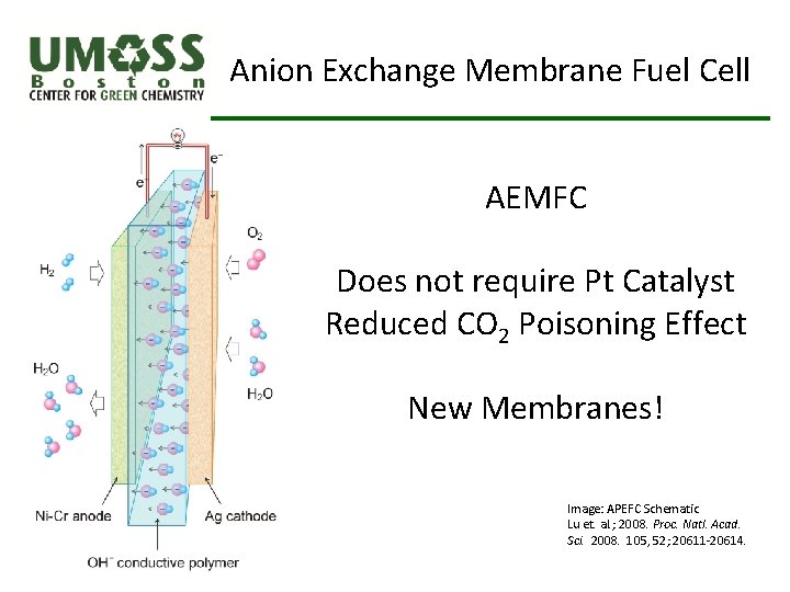 Anion Exchange Membrane Fuel Cell AEMFC Does not require Pt Catalyst Reduced CO 2